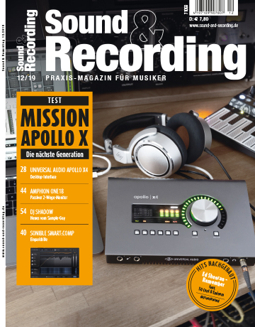 Sound and Recording Magazin Ausgabe Dezember 2019